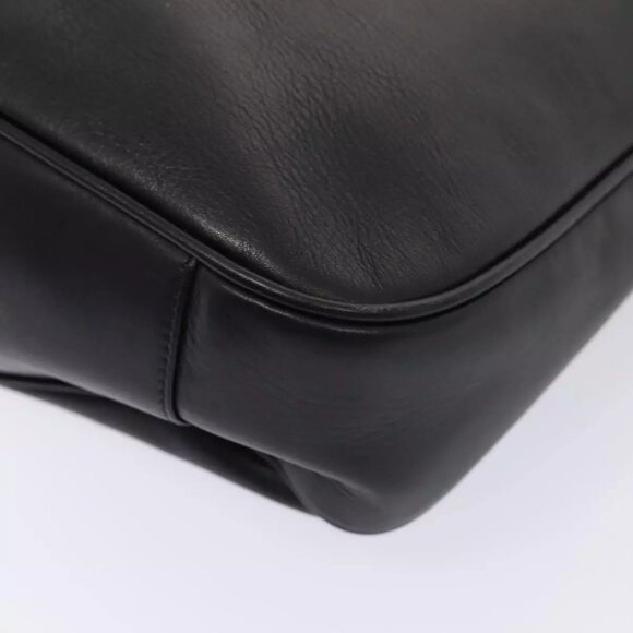 GUCCI Bamboo Hand Bag Leather 2way Brown Gold - Picture 7 of 16